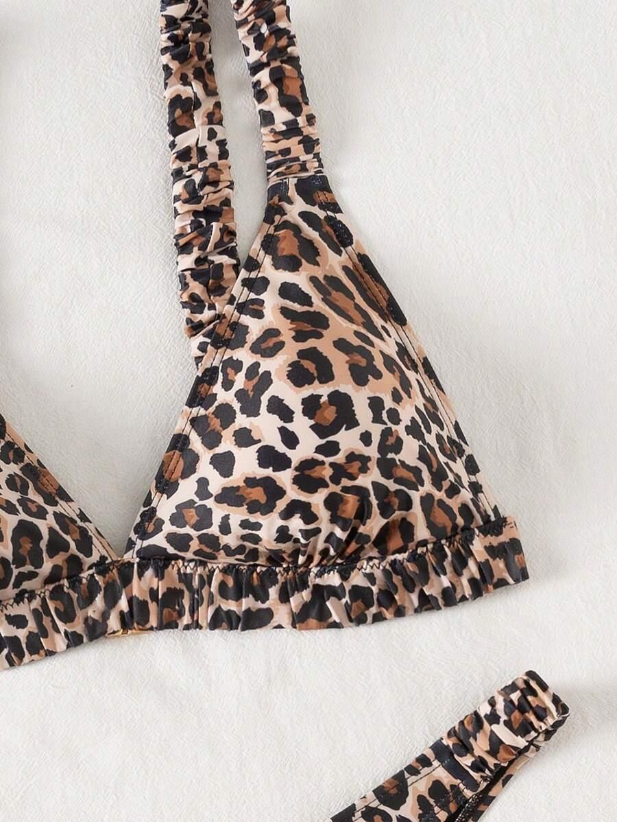 góra od bikini animal print