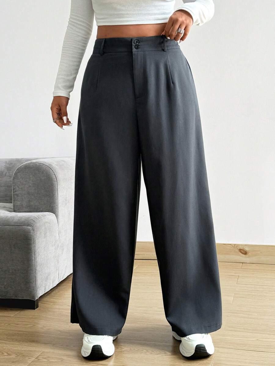 SZARE SPODNIE CASUAL
