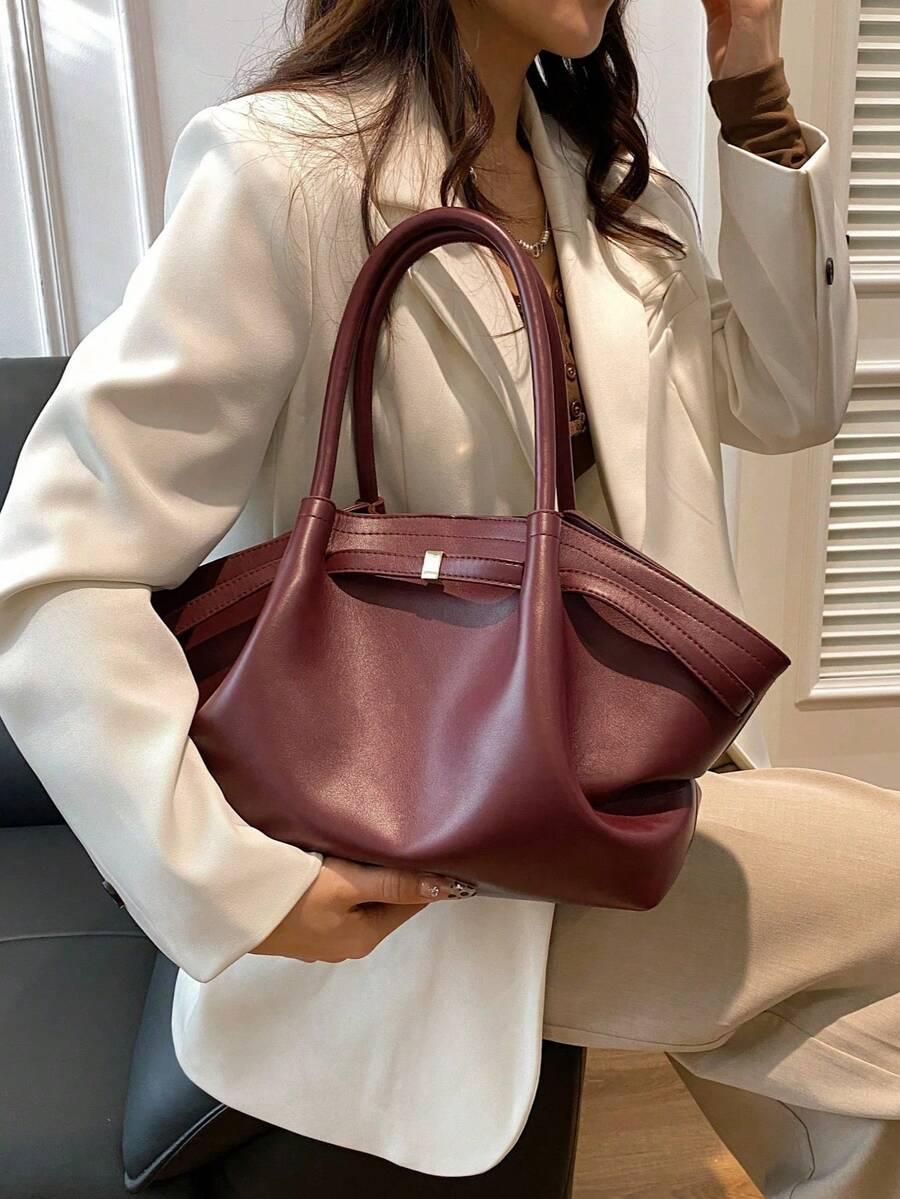 BORDOWA TOREBKA IMITACJA SKÓRY