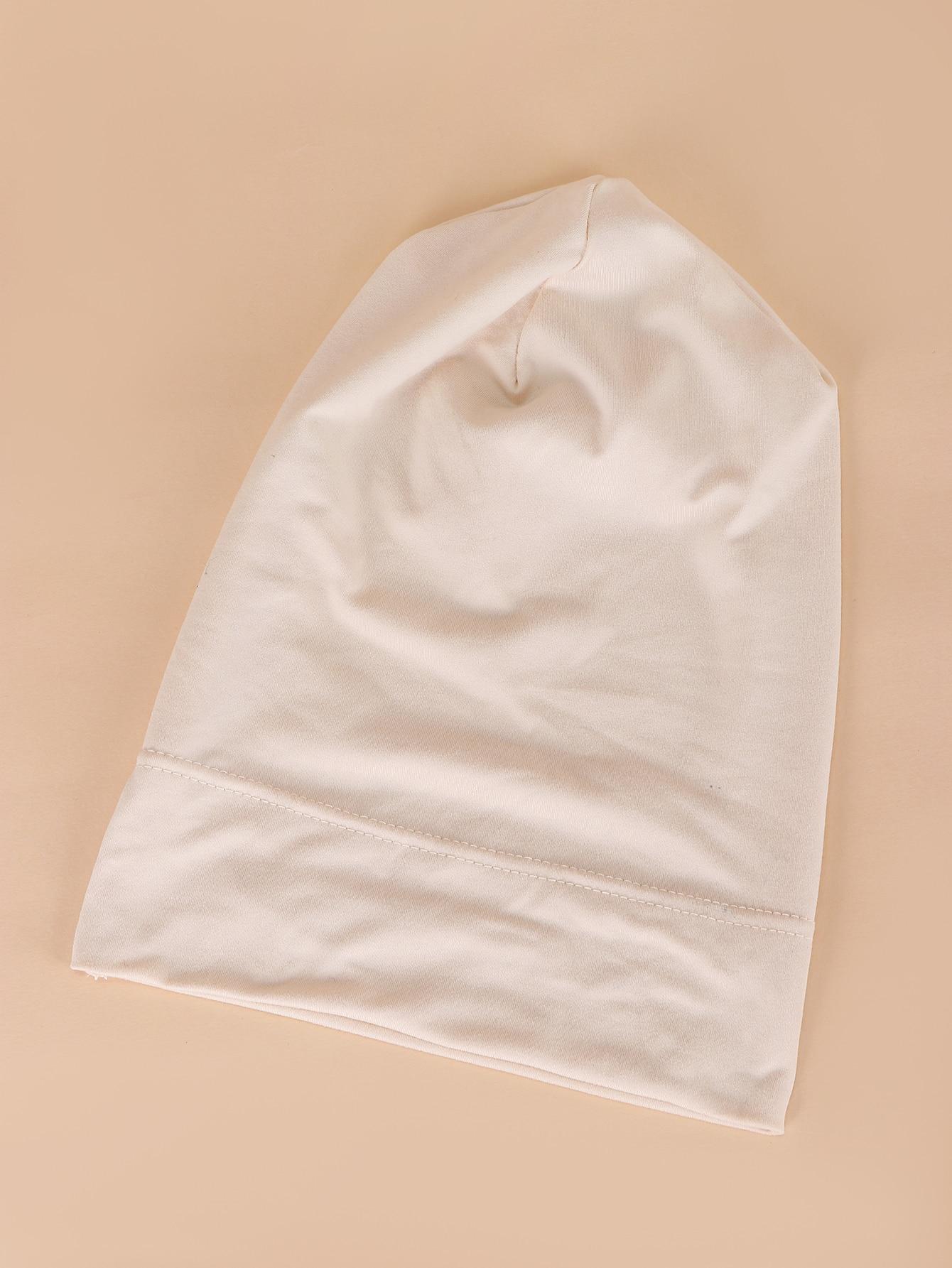 BEŻOWY TURBAN NA GŁOWĘ