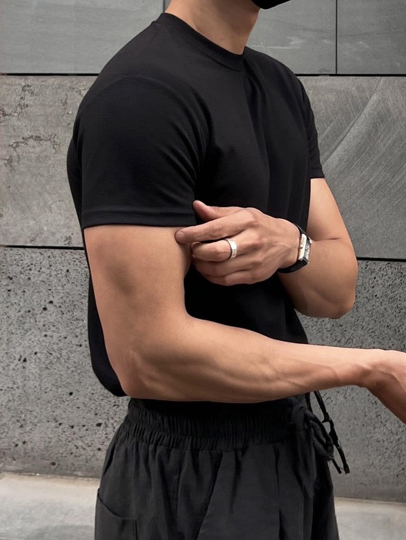 czarny T-SHIRT basic