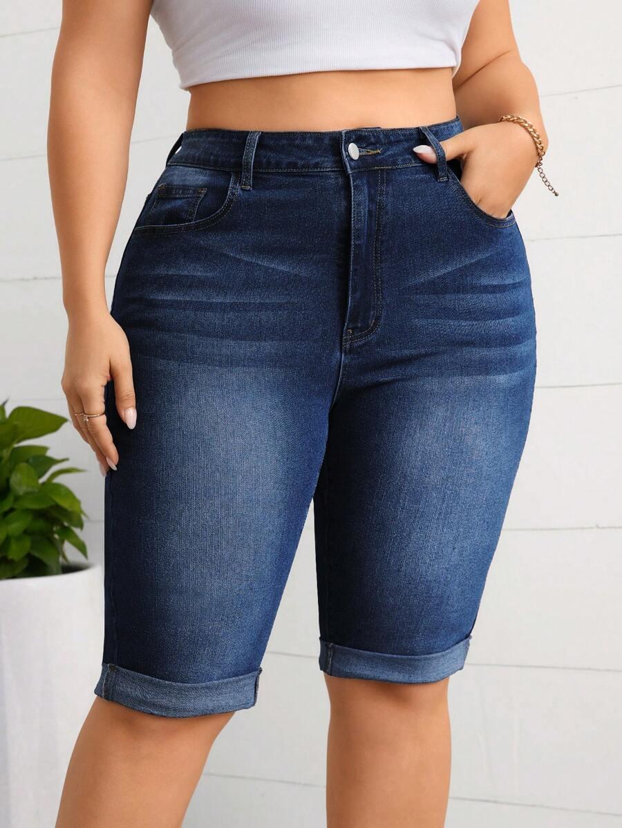 krótkie spodenki jeans