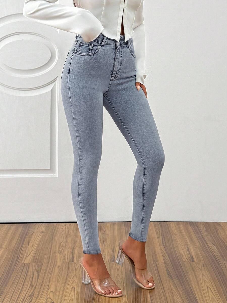 NIEBIESKIE SPODNIE JEANS 