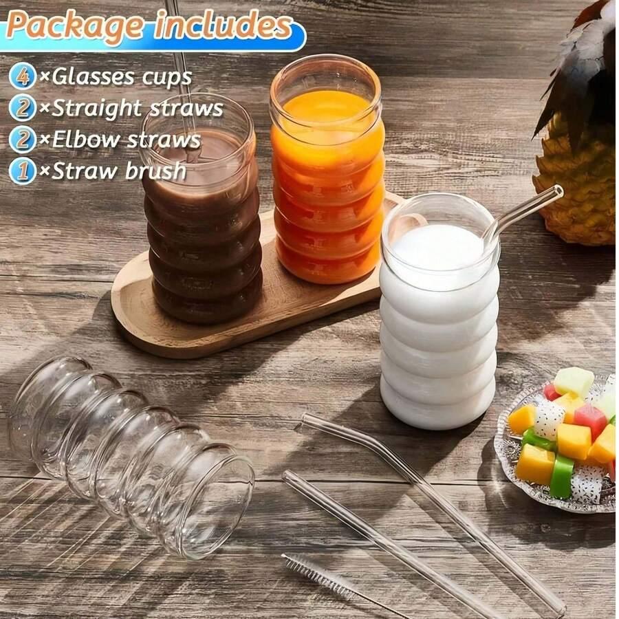 SZKLANKA SŁOMKA 4-PACK