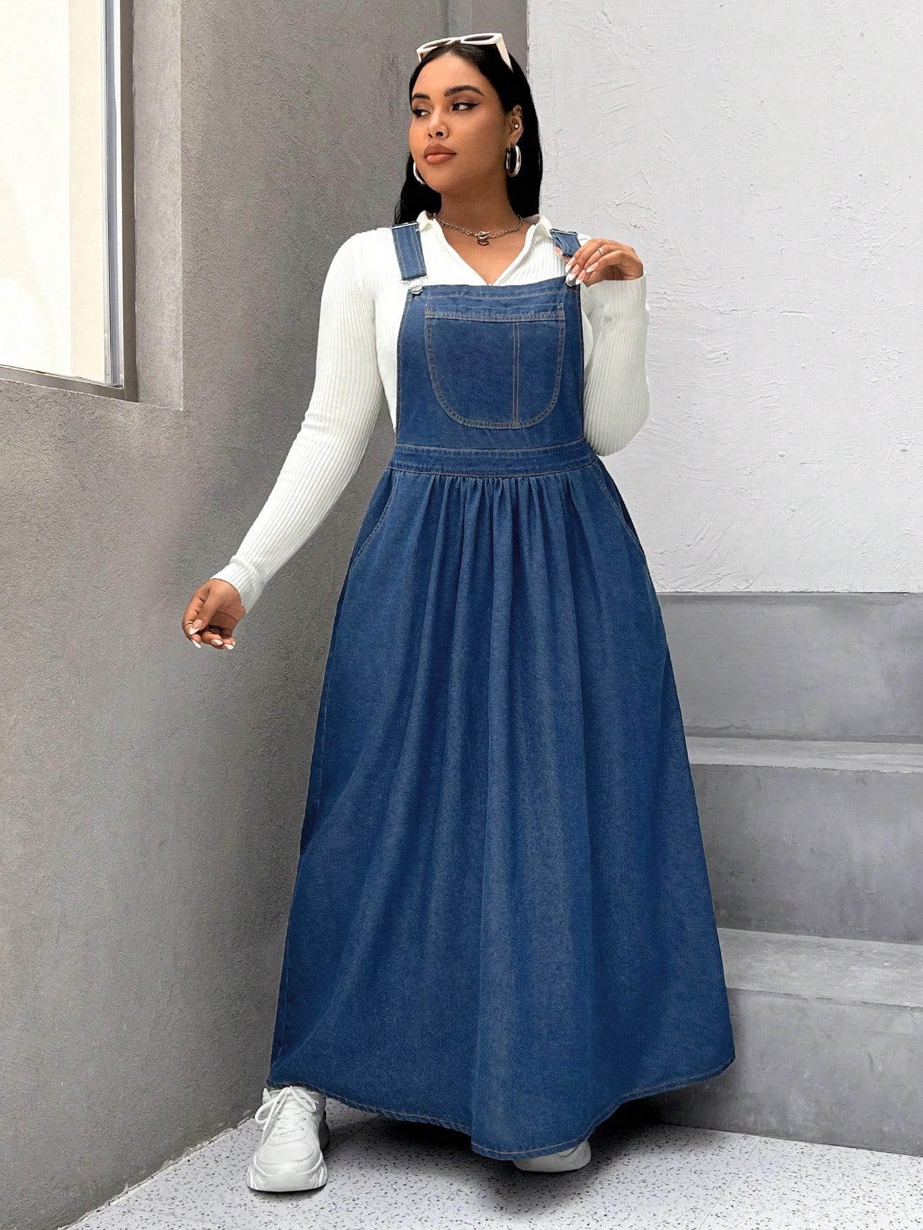 JEANSOWA MAXI SUKIENKA