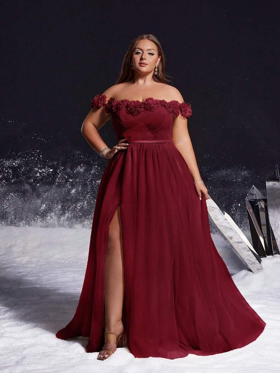 czerwona maxi sukienka