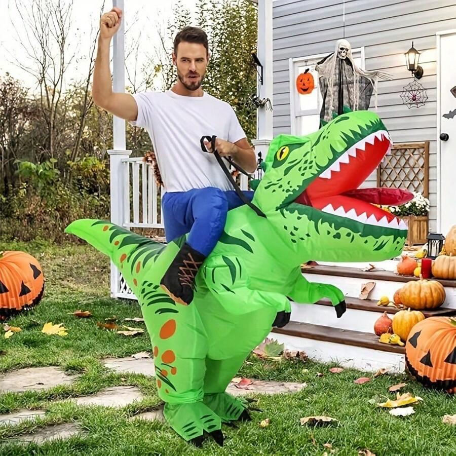 dmuchane przebranie dinozaur