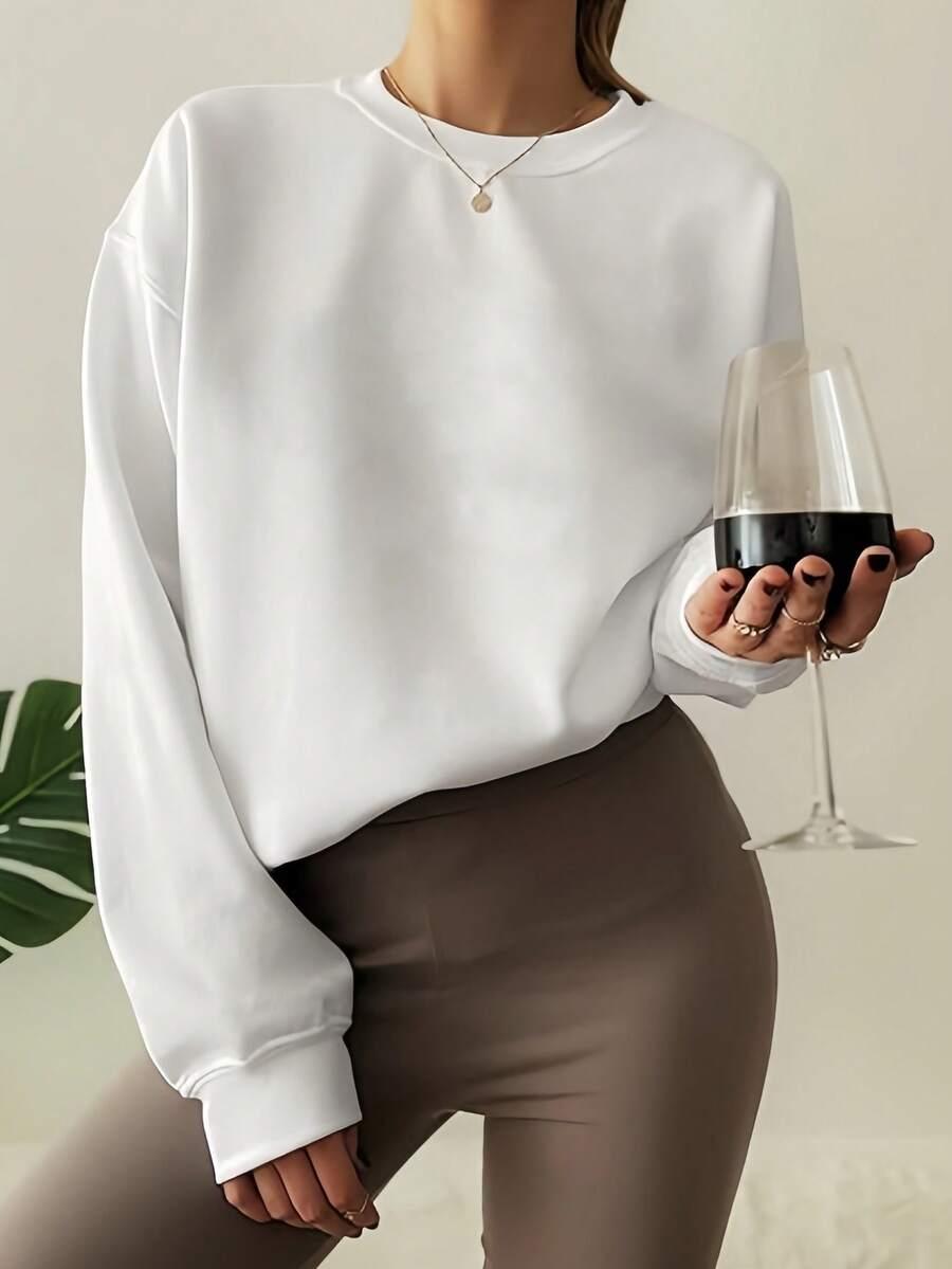 BIAŁA BLUZA PRINT 