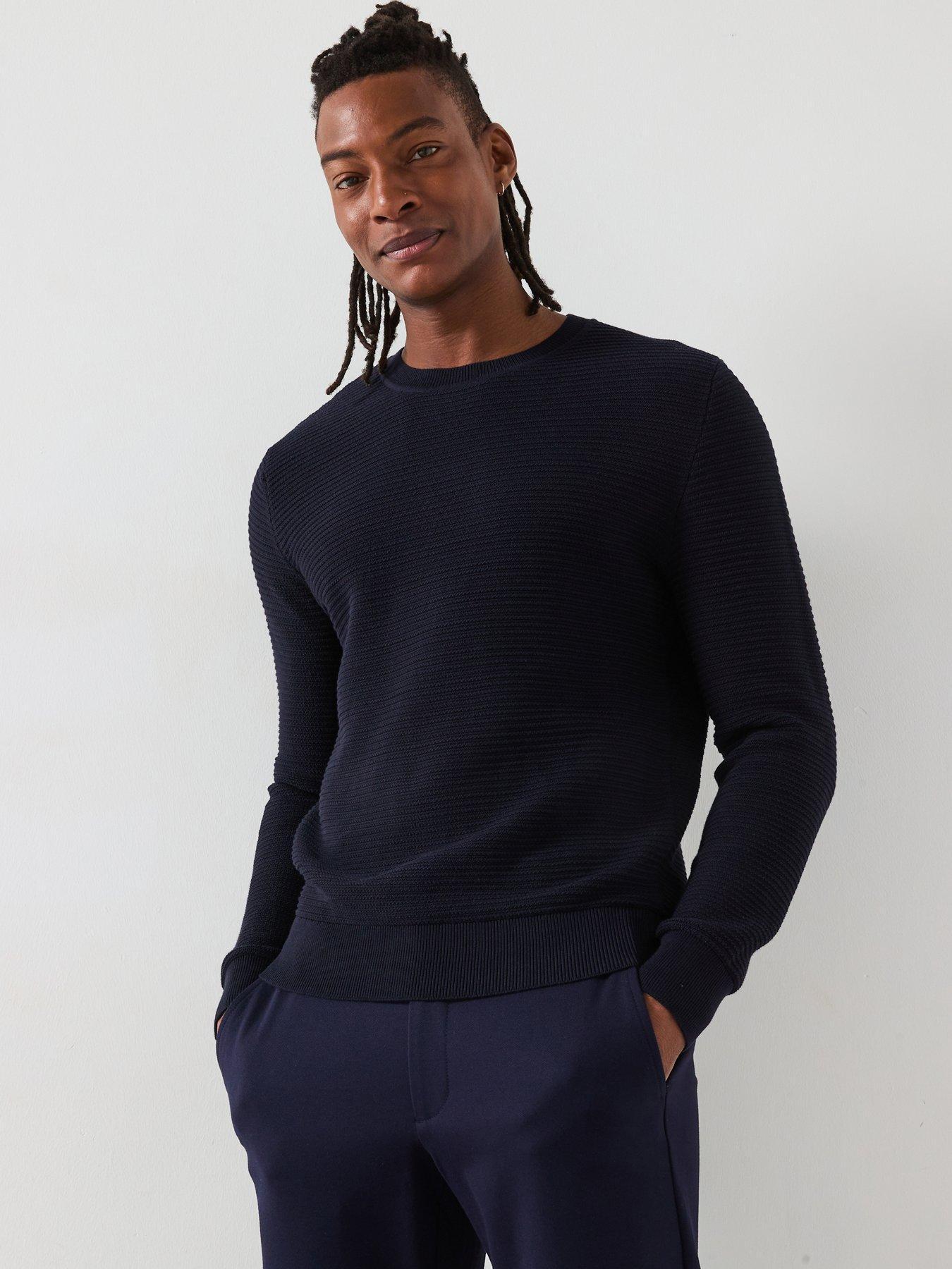 MANGO TEKSTUROWANY SWETER Z BAWEŁNY