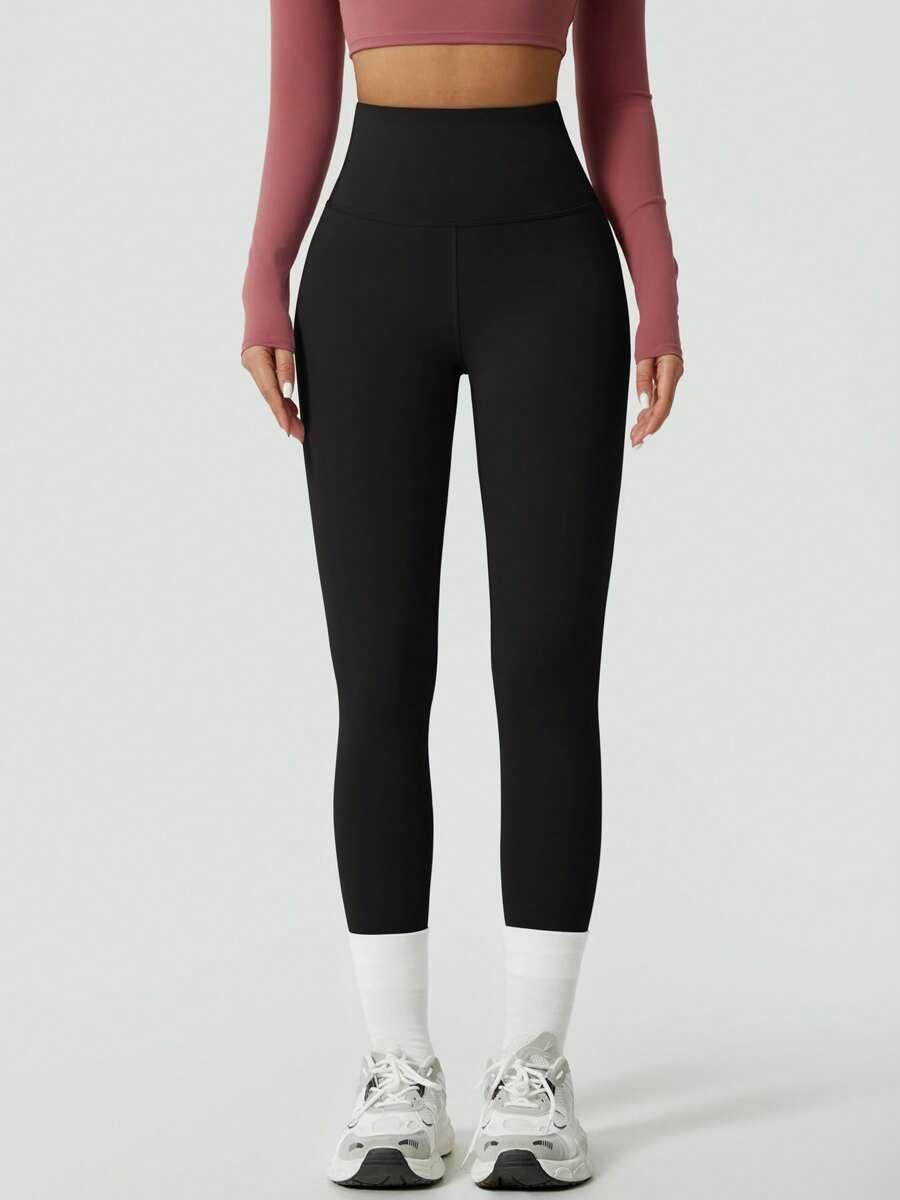 CZARNE LEGGINSY WYSOKI STAN