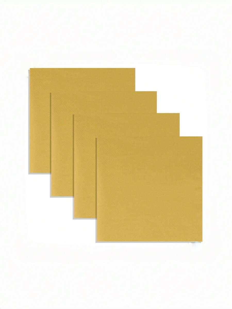 złote serwetki dekoracyjne 200-pack