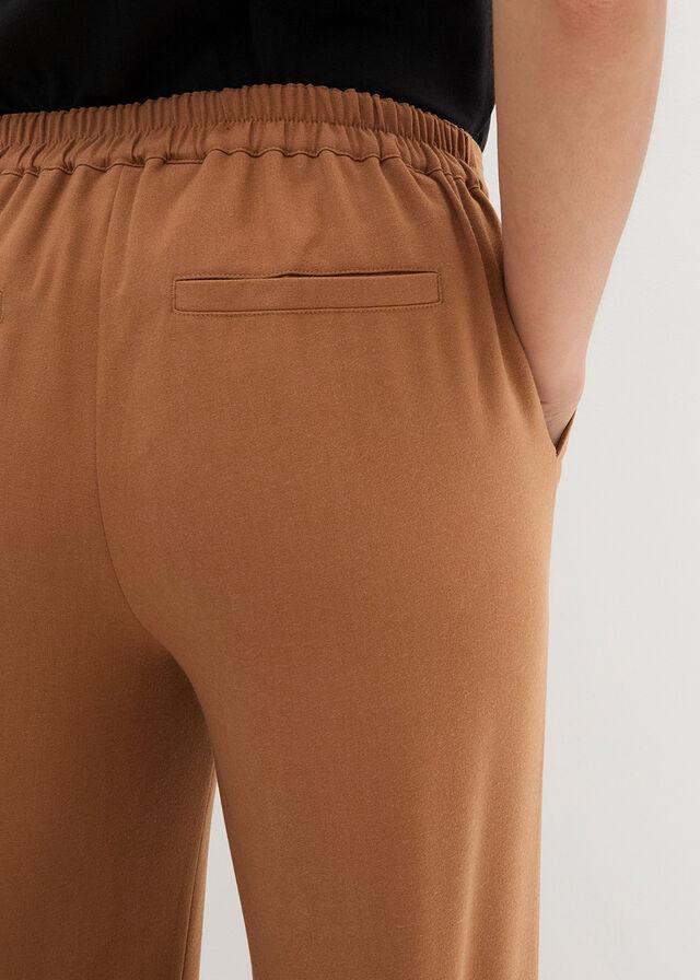 SPODNIE DAMSKIE PLUS SIZE - SZWEDY WYSOKI STAN DŁUGA NOGAWKA
