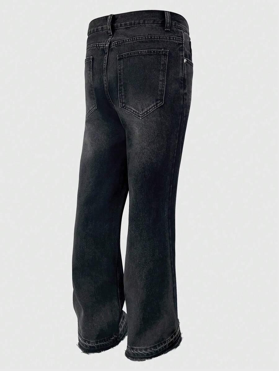 czarne spodnie jeans