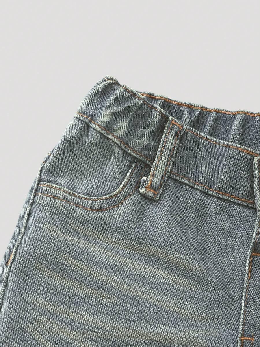 SPODNIE JEANS PROSTA NOGAWKA