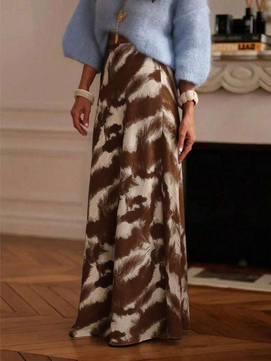 SPÓDNICA MAXI WZÓR