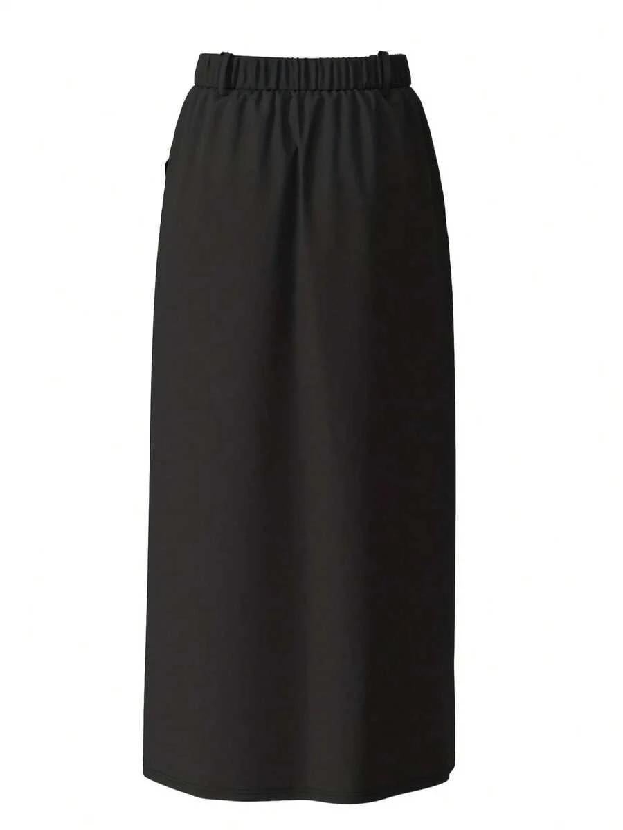 CZARNA MAXI SPÓDNICA