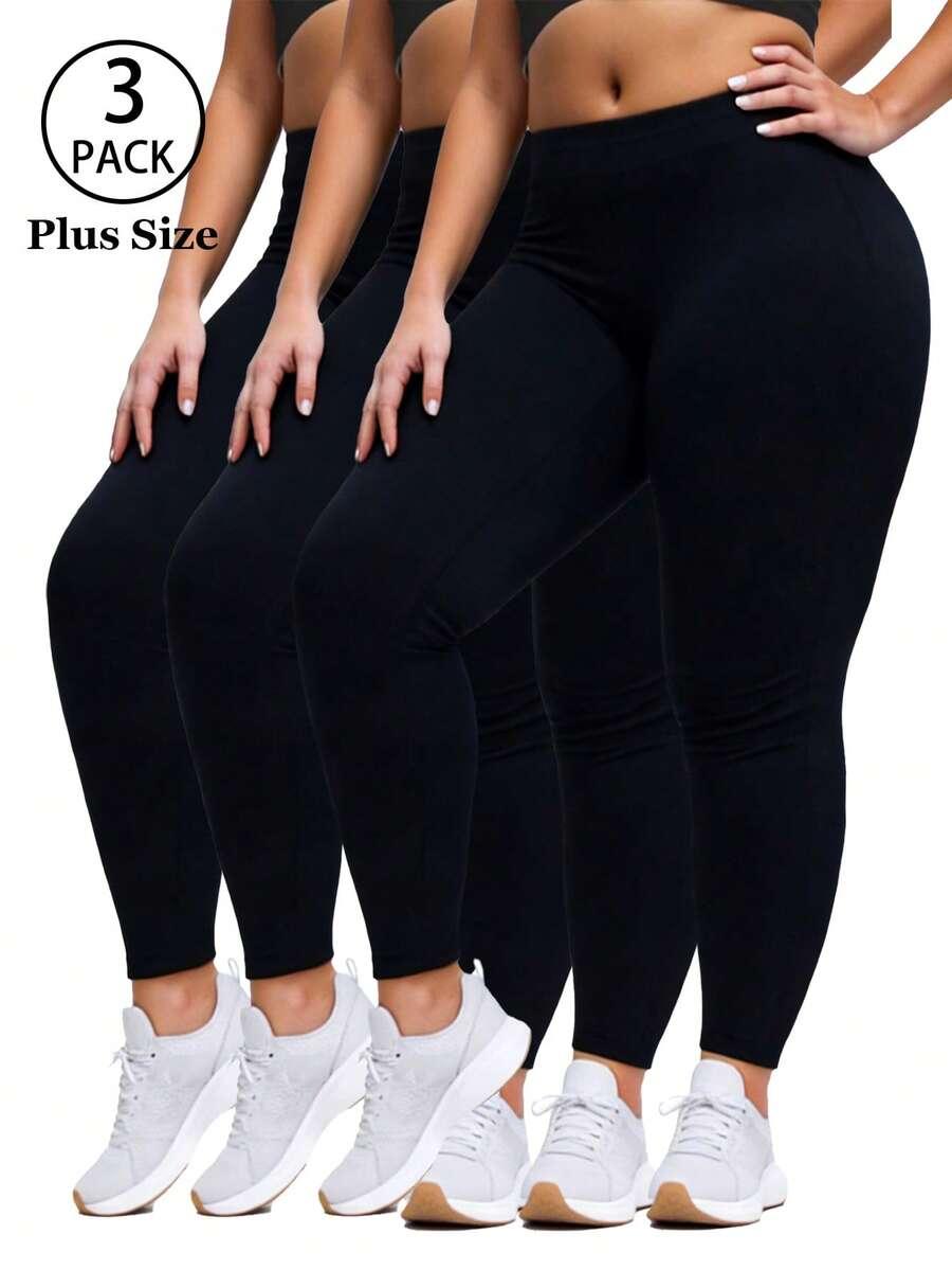 czarne legginsy 2-pack