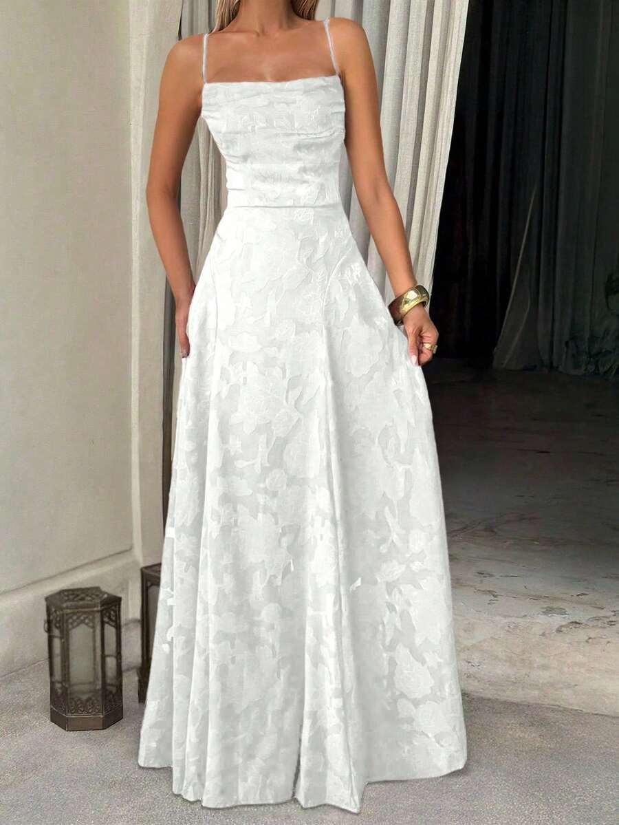 biała maxi sukienka