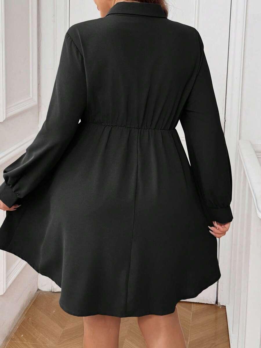 czarna mini sukienka