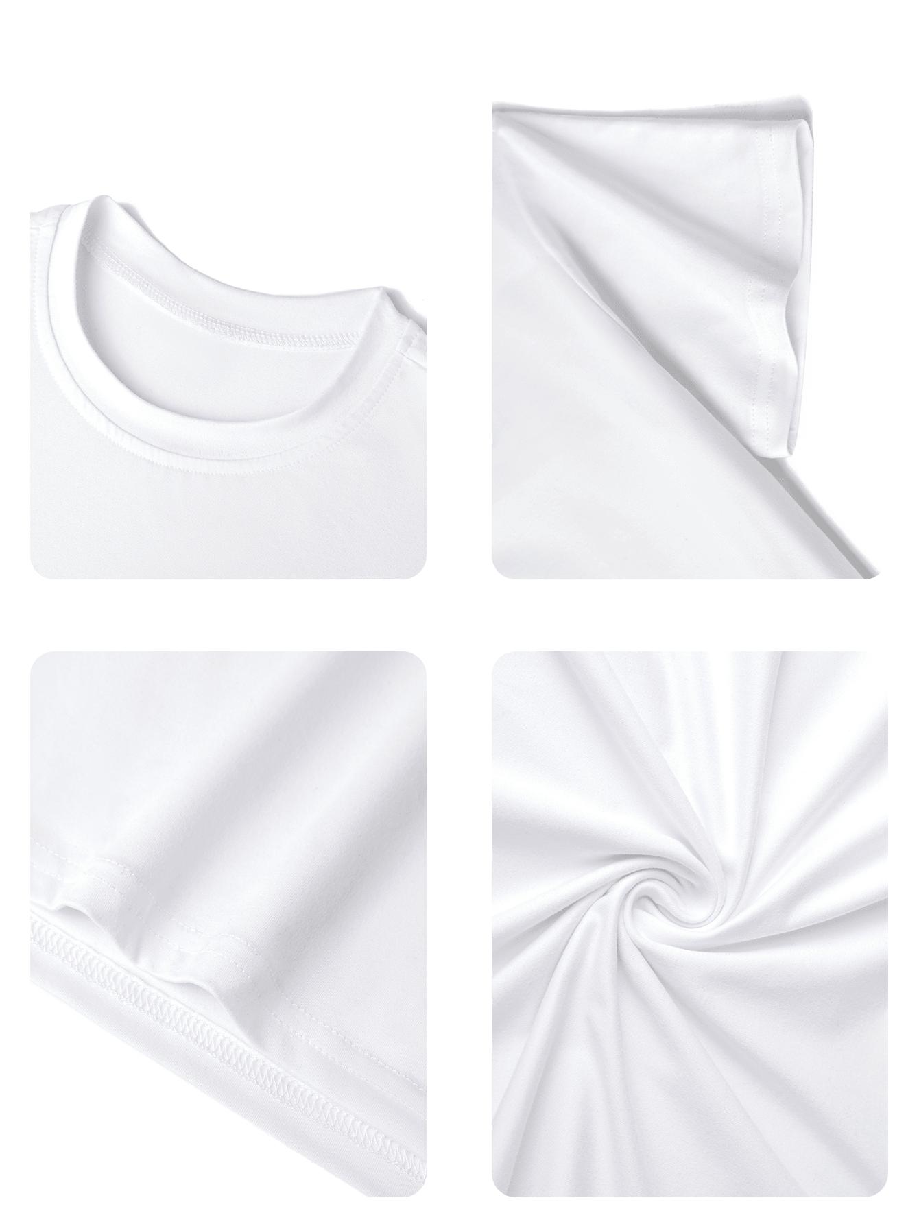 BIAŁY T-SHIRT PRINT