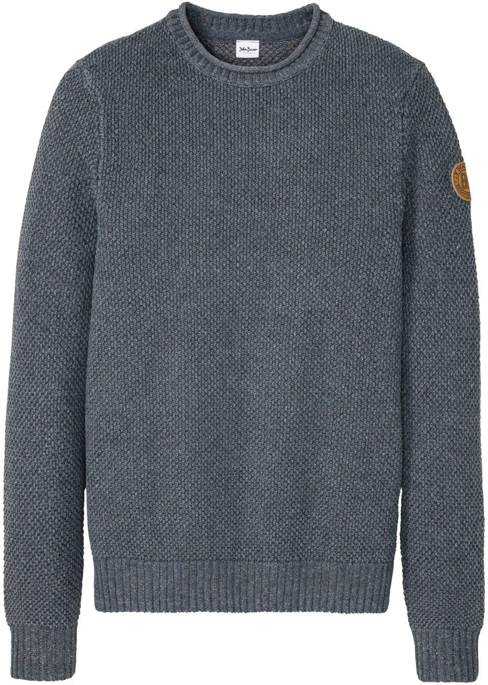 SWETER MĘSKI BAWEŁNIANY WKŁADANY