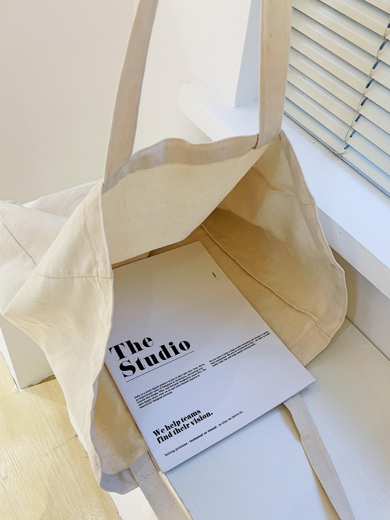 beżowa torba shopper