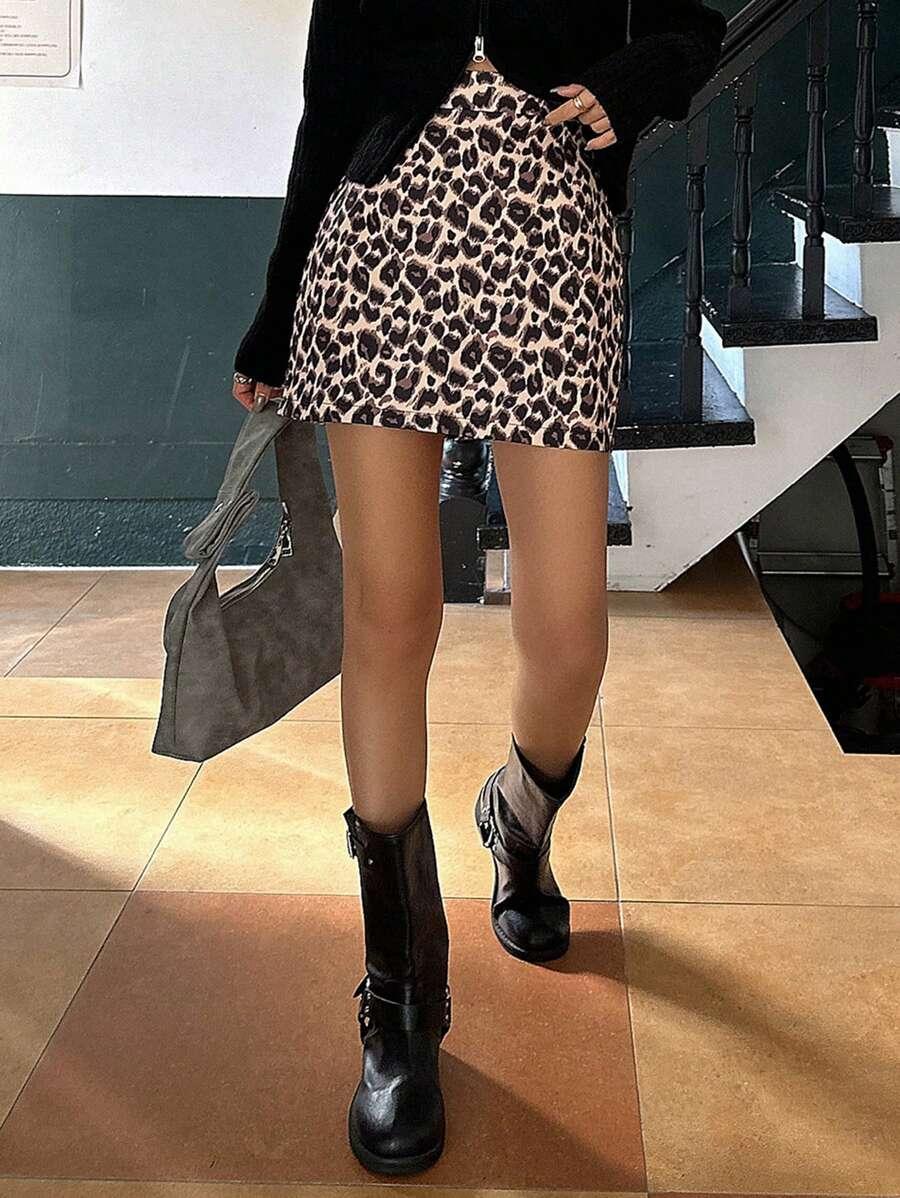 SPÓDNICA ANIMAL PRINT
