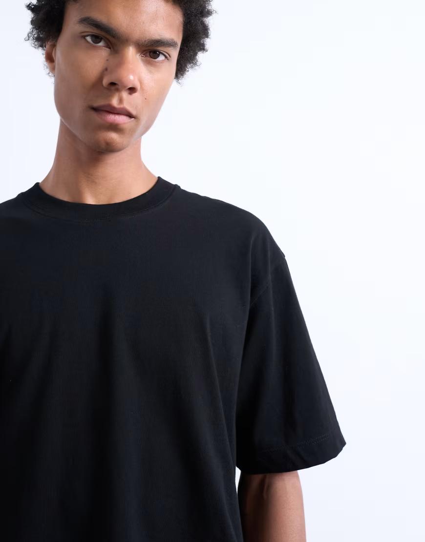 CZARNY T-SHIRT BASIC