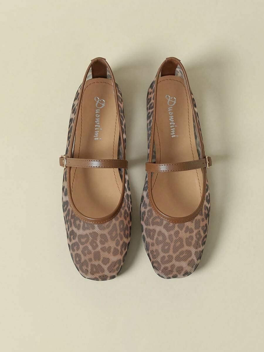 BALERINY LEOPARD PRINT