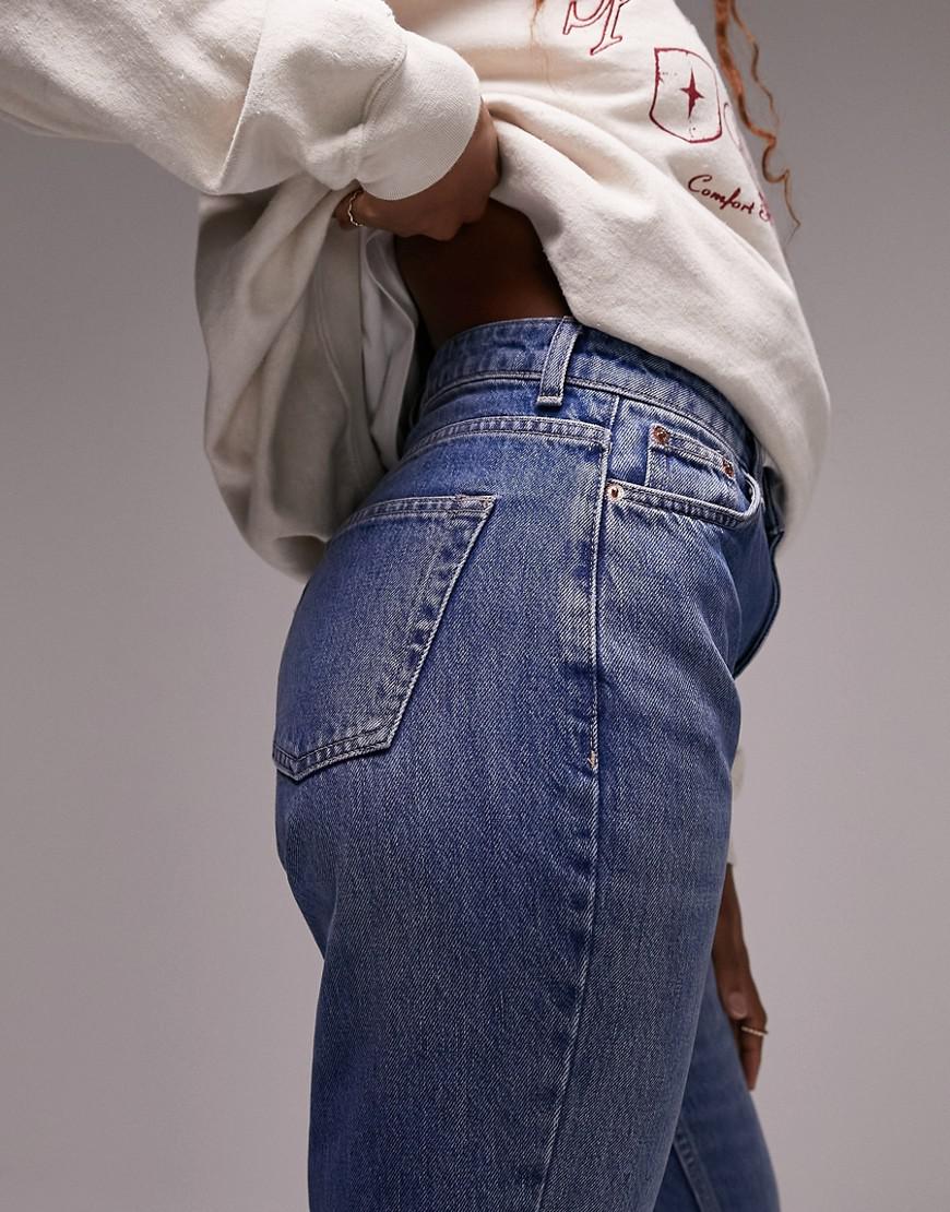 SPODNIE MOM JEANS