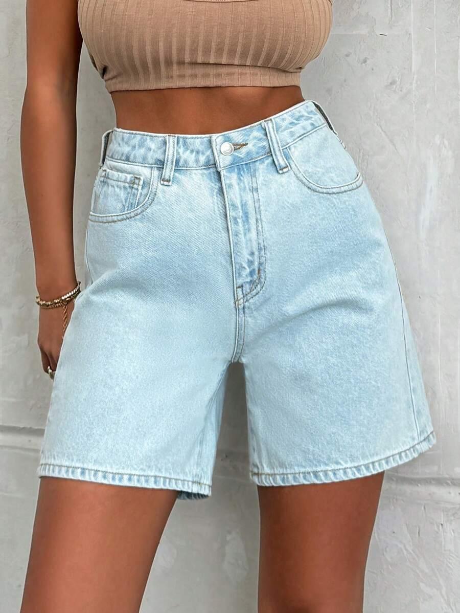 NIEBIESKIE SPODENKI JEANS