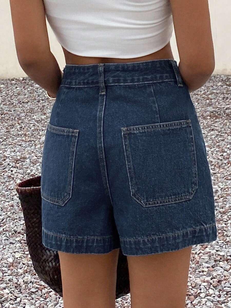 NIEBIESKIE SPODENKI JEANS