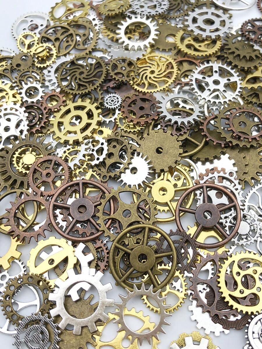 ozdobne elementy mechaniczne w stylu steampunk