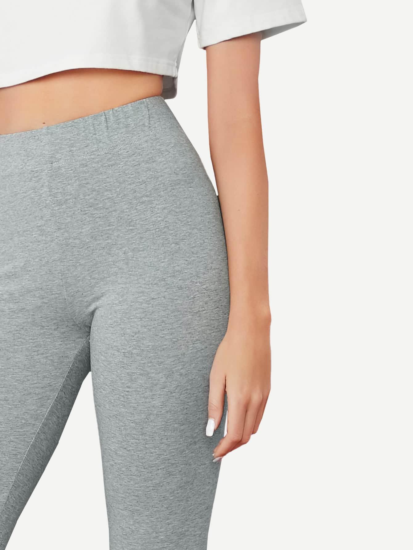 SZARE KLASYCZNE LEGGINSY