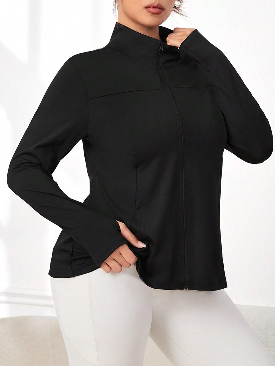 CZARNA BLUZA ZAMEK
