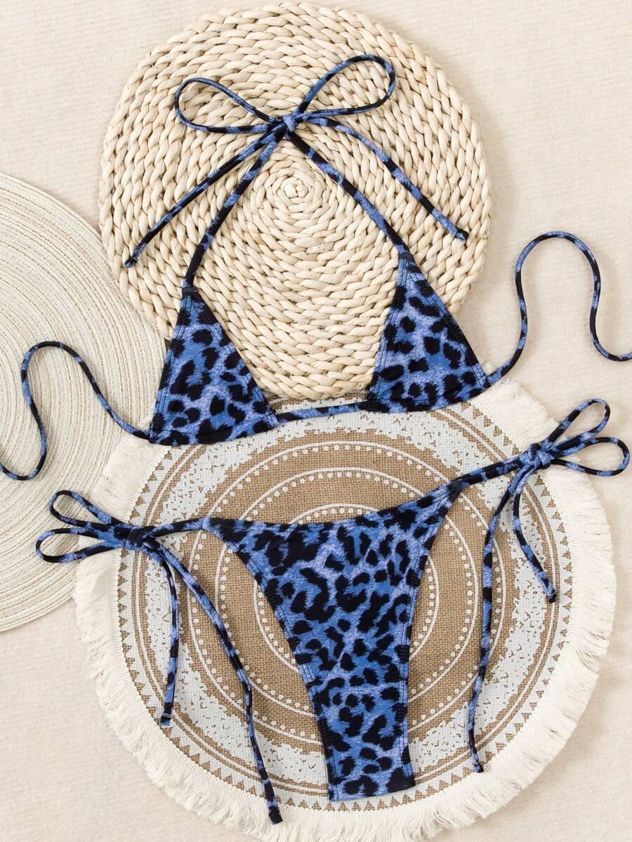 DWUCZĘŚCIOWY STRÓJ KĄPIELOWY ANIMAL PRINT