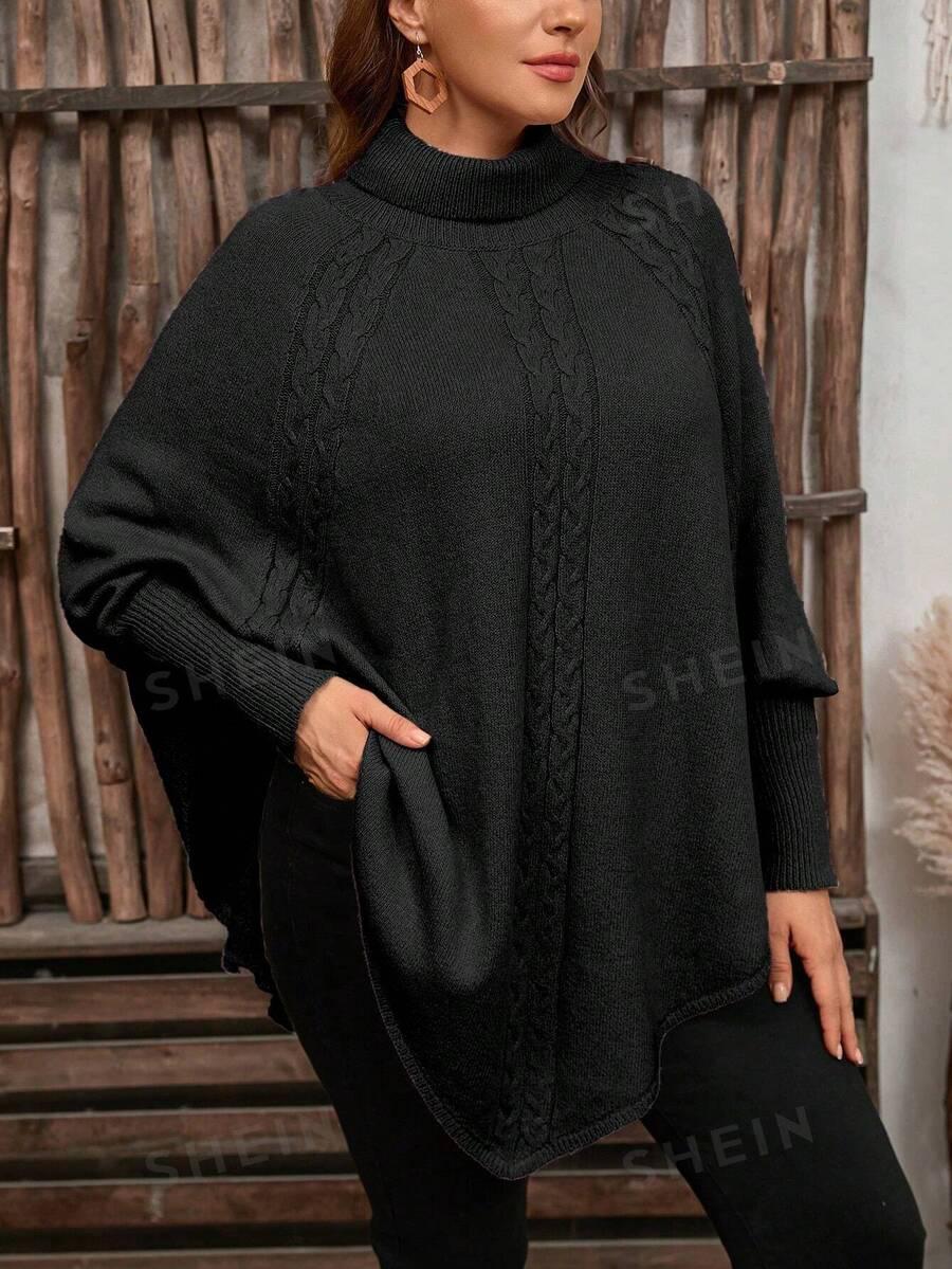 czarny sweter golf