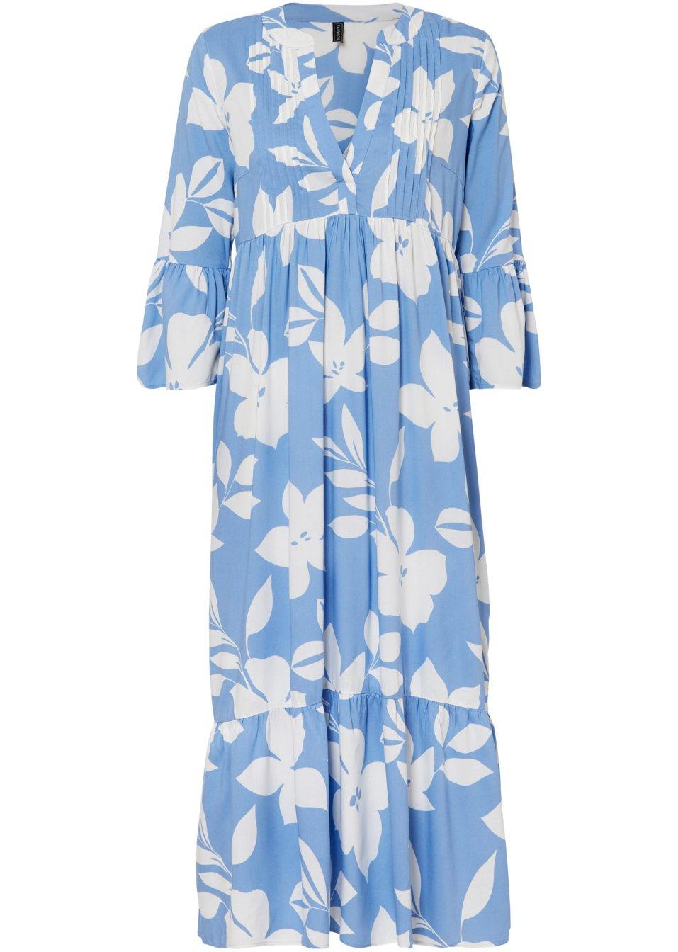 SUKIENKA MAXI W KWIATY