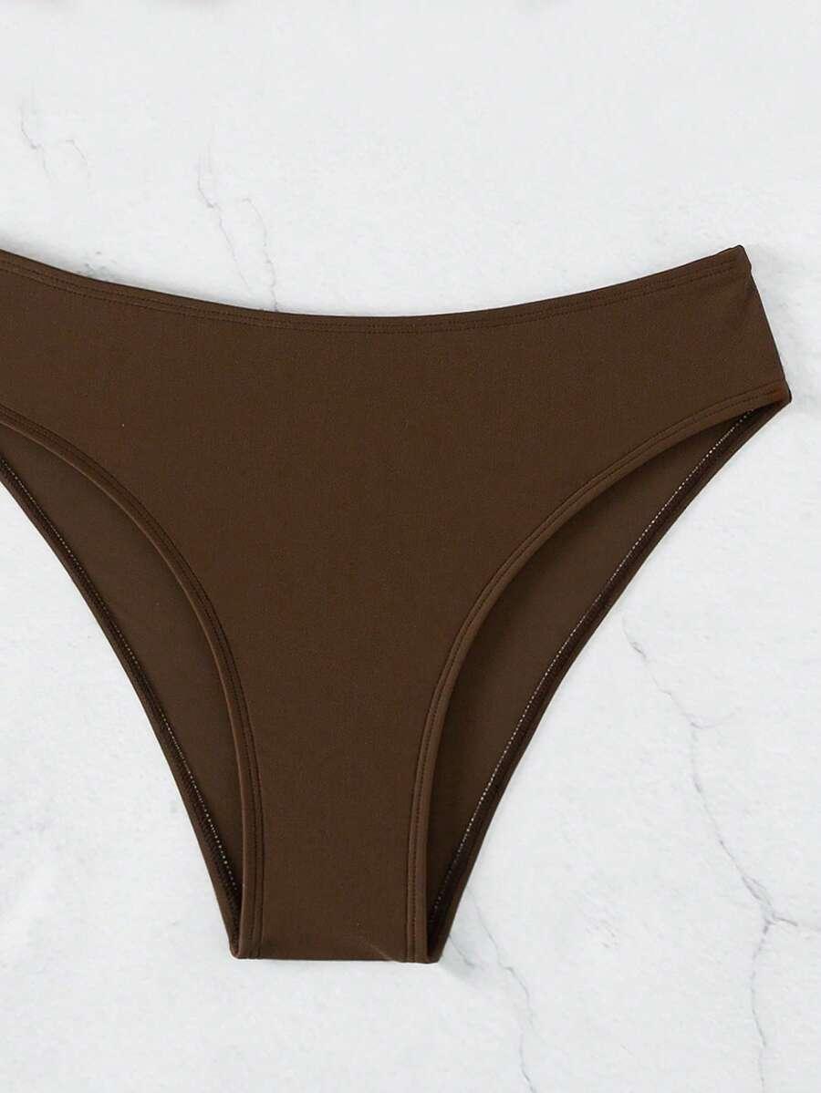 BRĄZOWY DÓŁ OD BIKINI