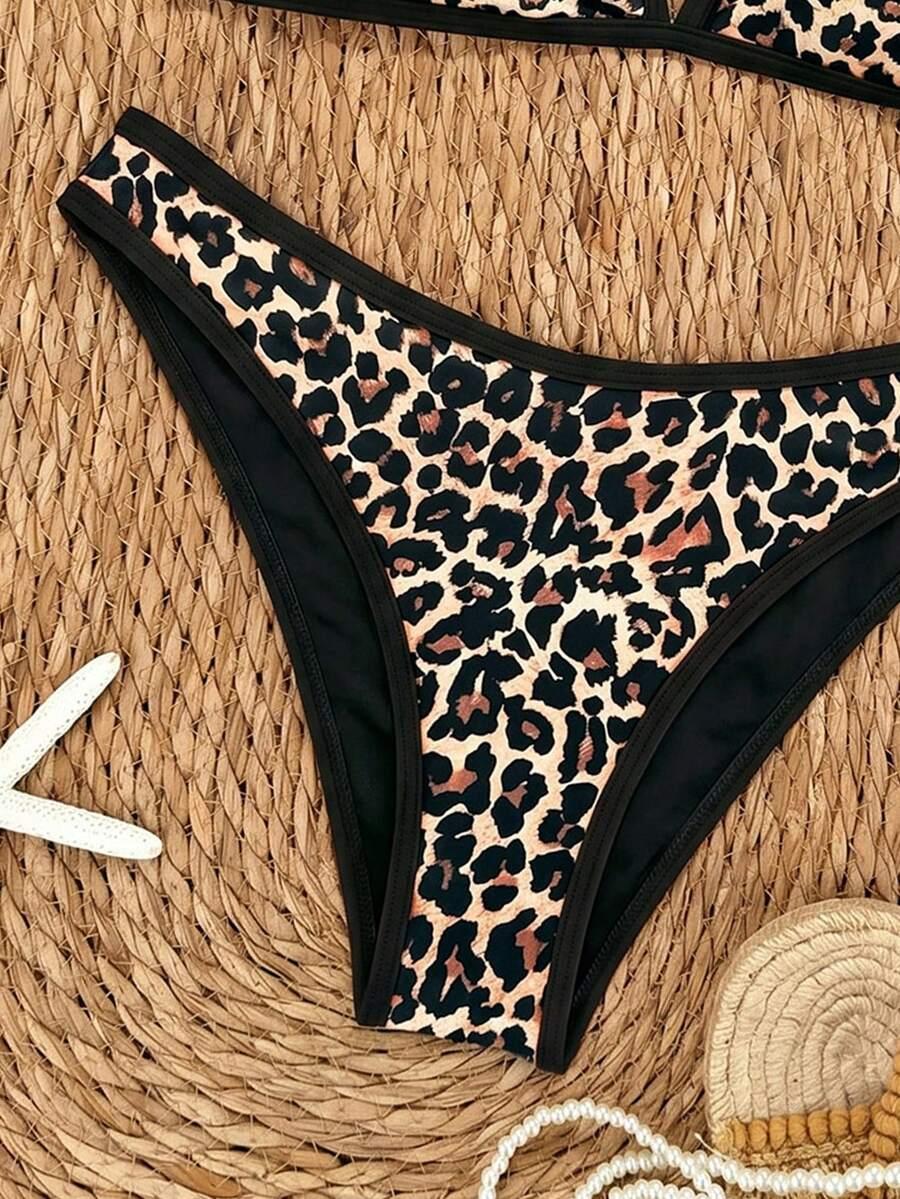 DWUCZĘŚCIOWY STRÓJ KĄPIELOWY ANIMAL PRINT