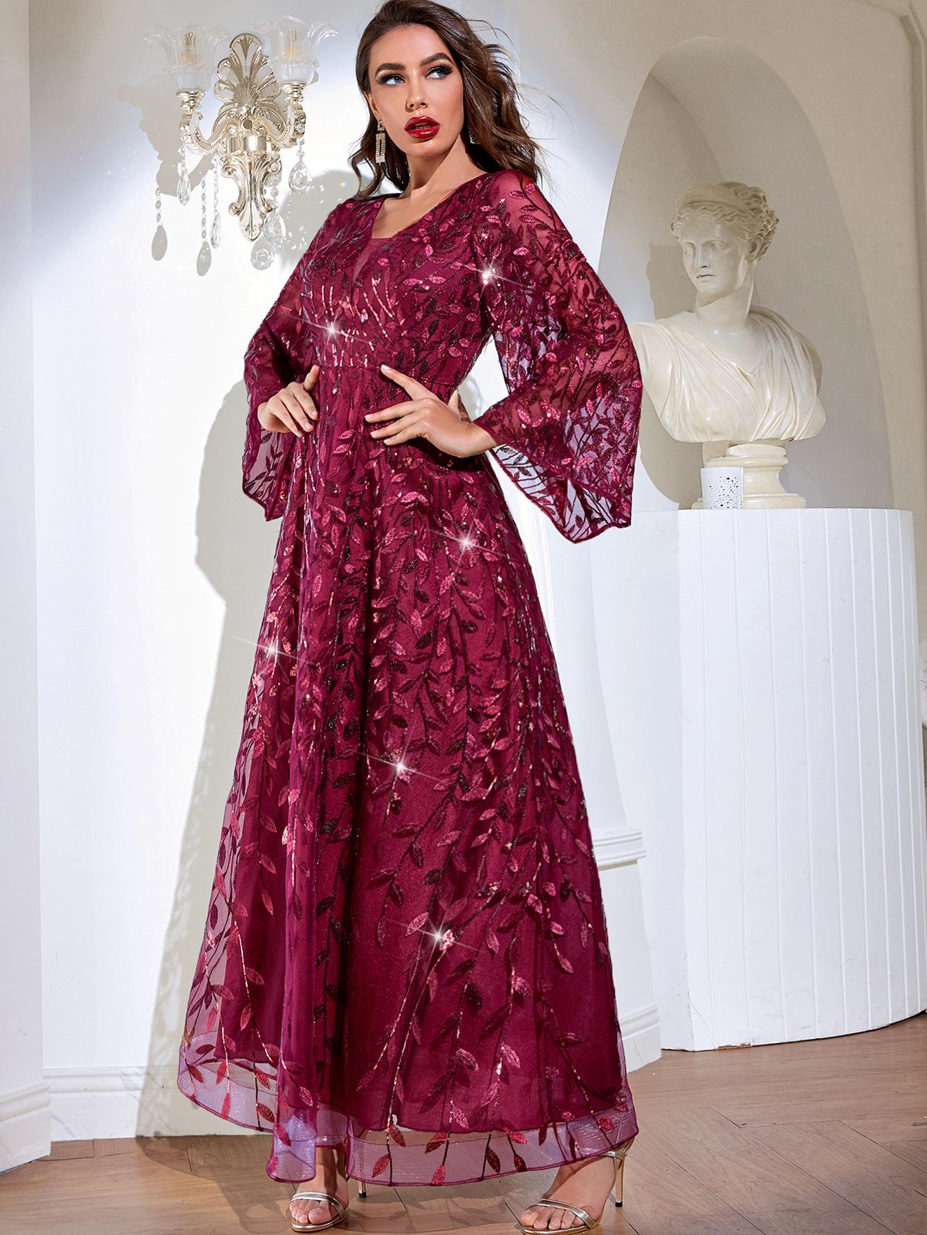 CZERWONA SUKIENKA MAXI