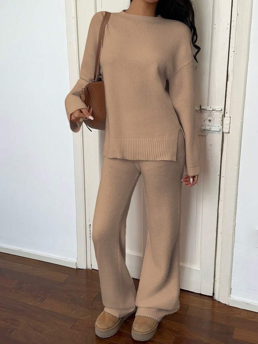 KOMPLET SWETER SPODNIE 