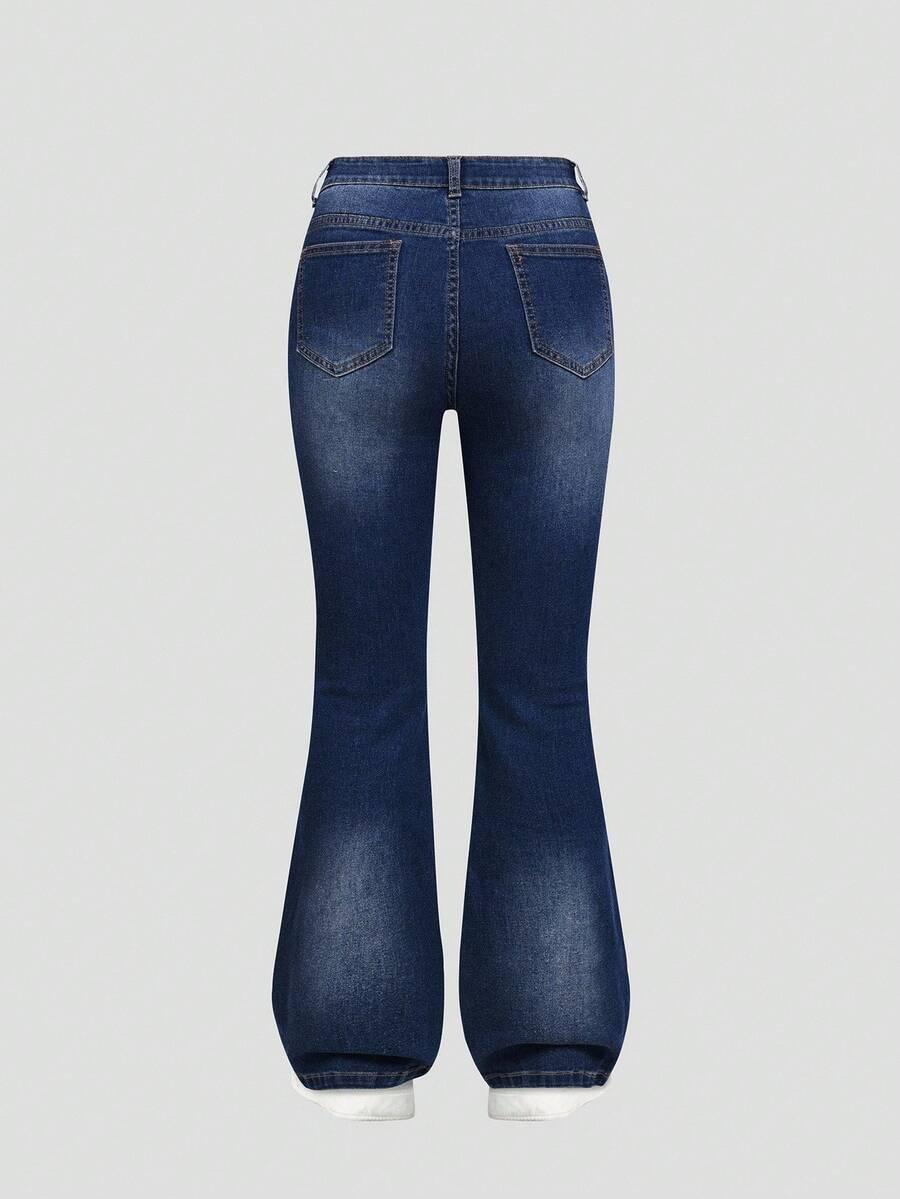 NIEBIESKIE SPODNIE JEANS 
