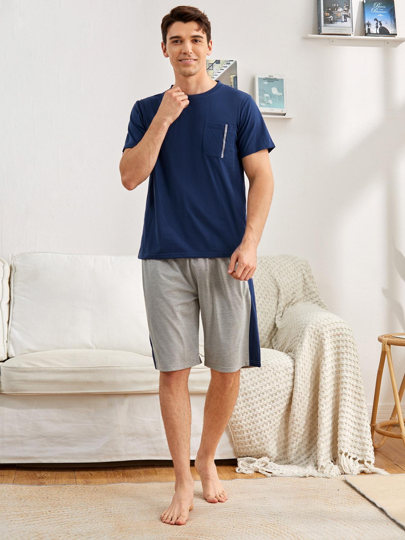 t-shirt spodenki komplet piżama