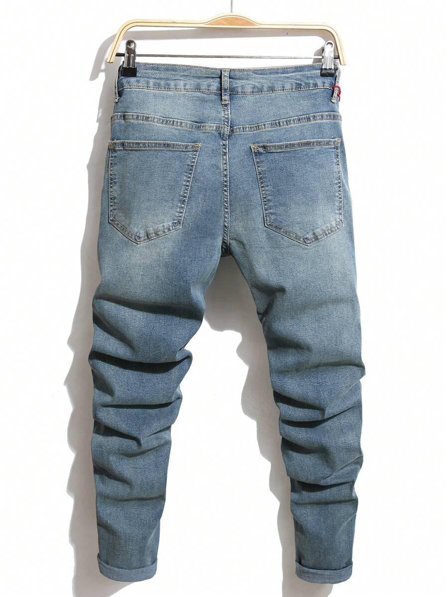 SPODNIE RIPPED JEANS