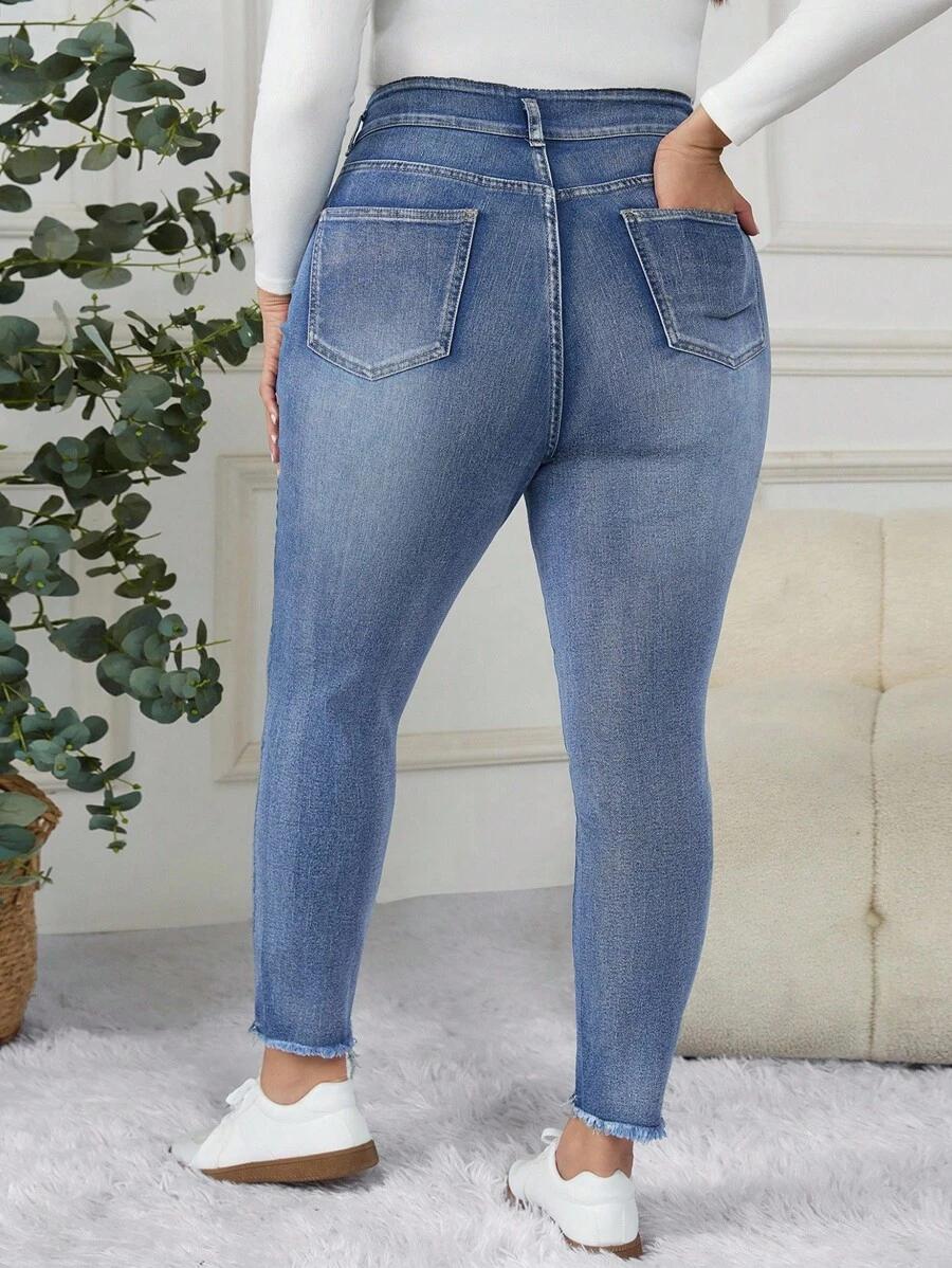 NIEBIESKIE SPODNIE JEANS