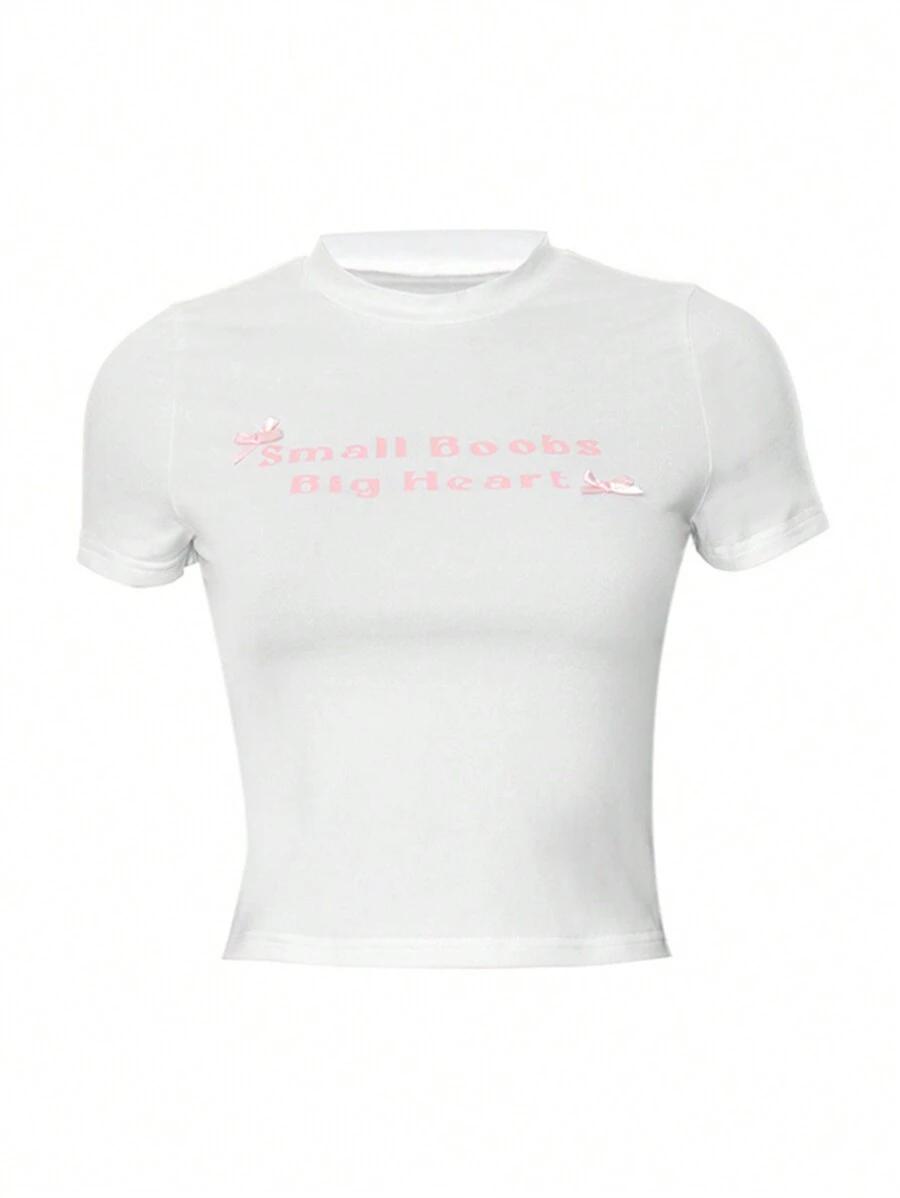 T-SHIRT DAMSKI REGULAR Z OKRĄGŁYM DEKOLTEM