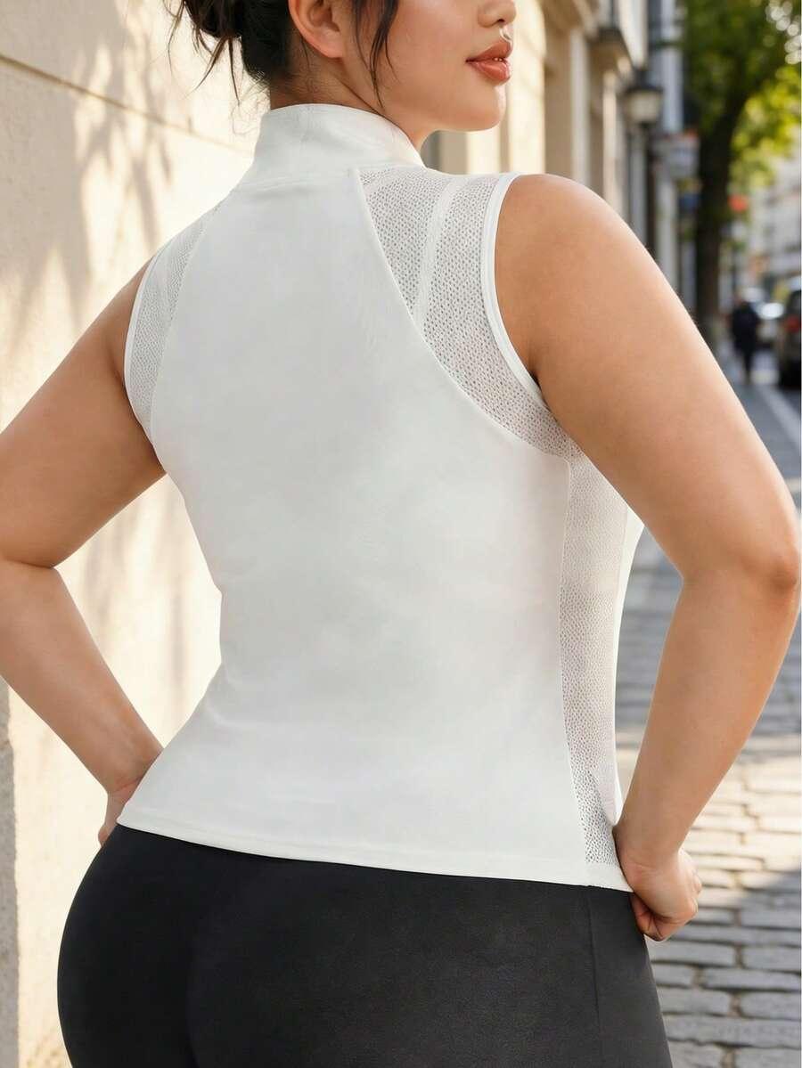 biały top casual