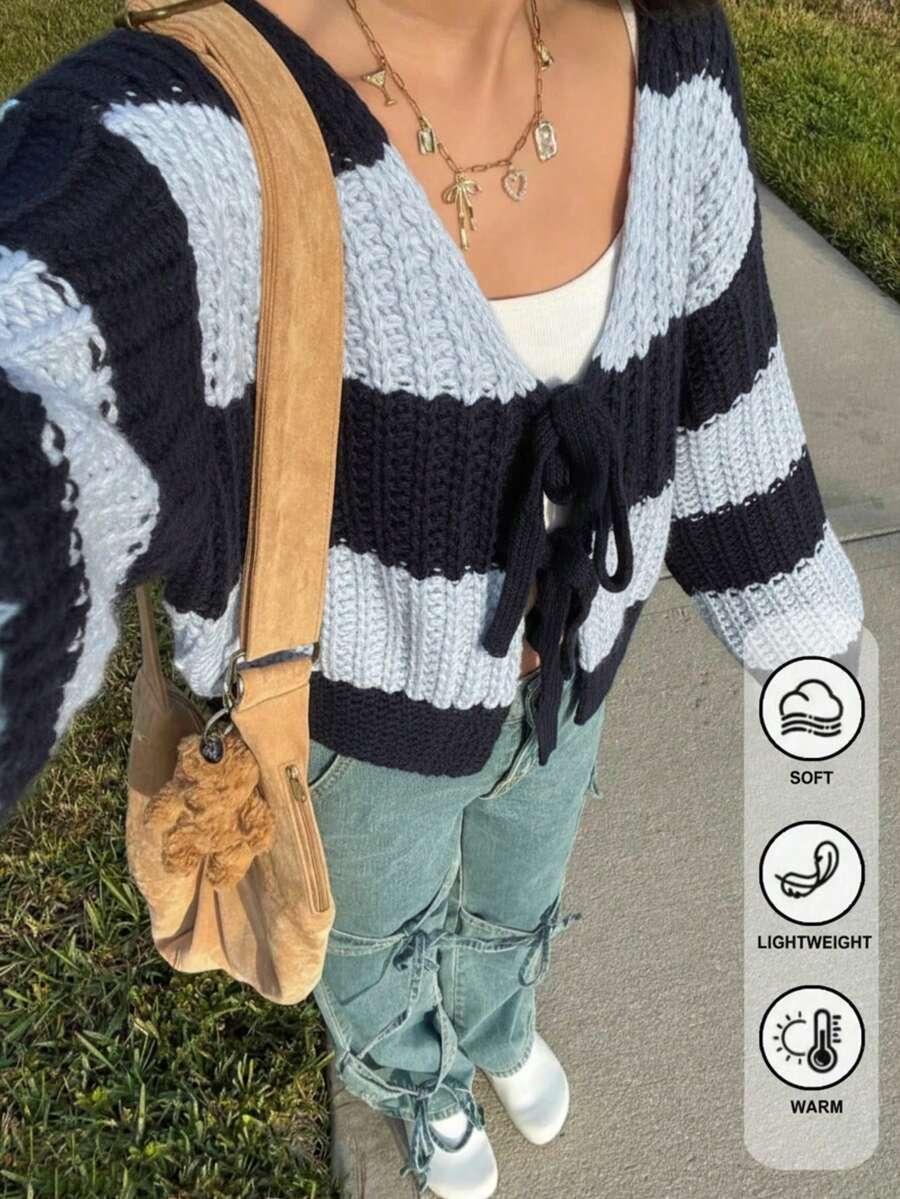 SWETER WZÓR PASKI