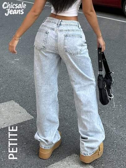 niebieskie spodnie jeans 